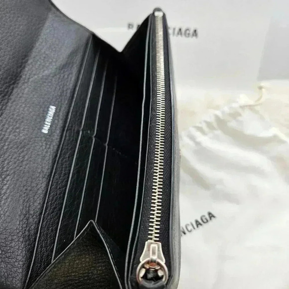 Balenciaga Paper Mini Leather  Long Wallet - Picture 16 of 16